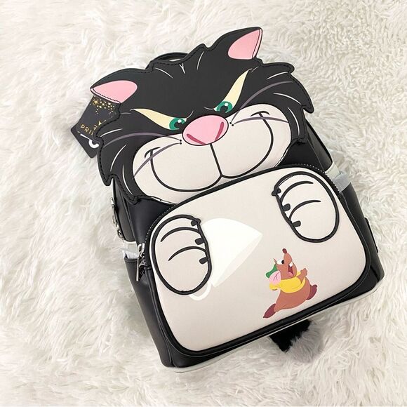 Loungefly Disney Cinderella Lucifer Cosplay Mini Backpack - Picture 1 of 9